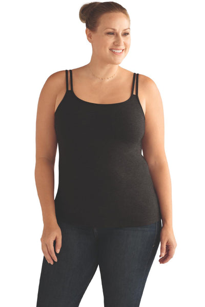 Amoena Valletta Mastectomy Camisole 44076 Charcoal