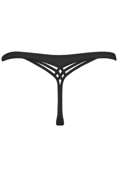 Marlies Dekkers Dame De Paris 2cm Thong, Black (15423)