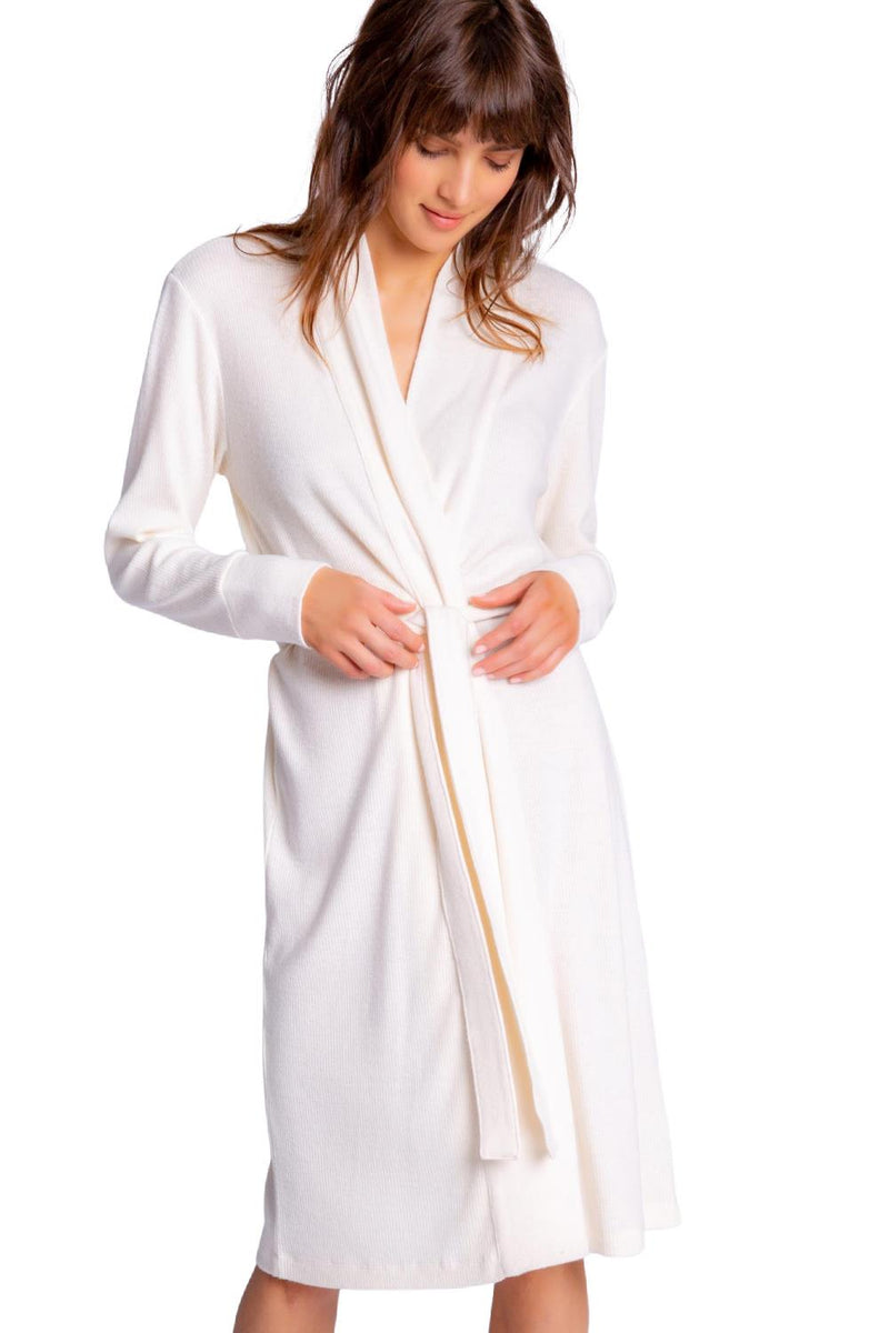 PJ Salvage Textured Essentials Robe RITER-STONE