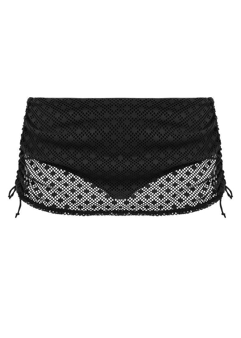 Elomi Bazaruto Skirted Bikini Brief, Black (ES800683)