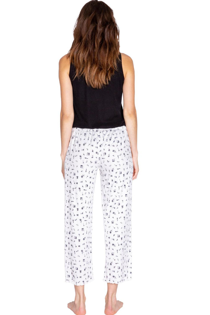 Around The Edges Cropped Pant REAECP-IVORY