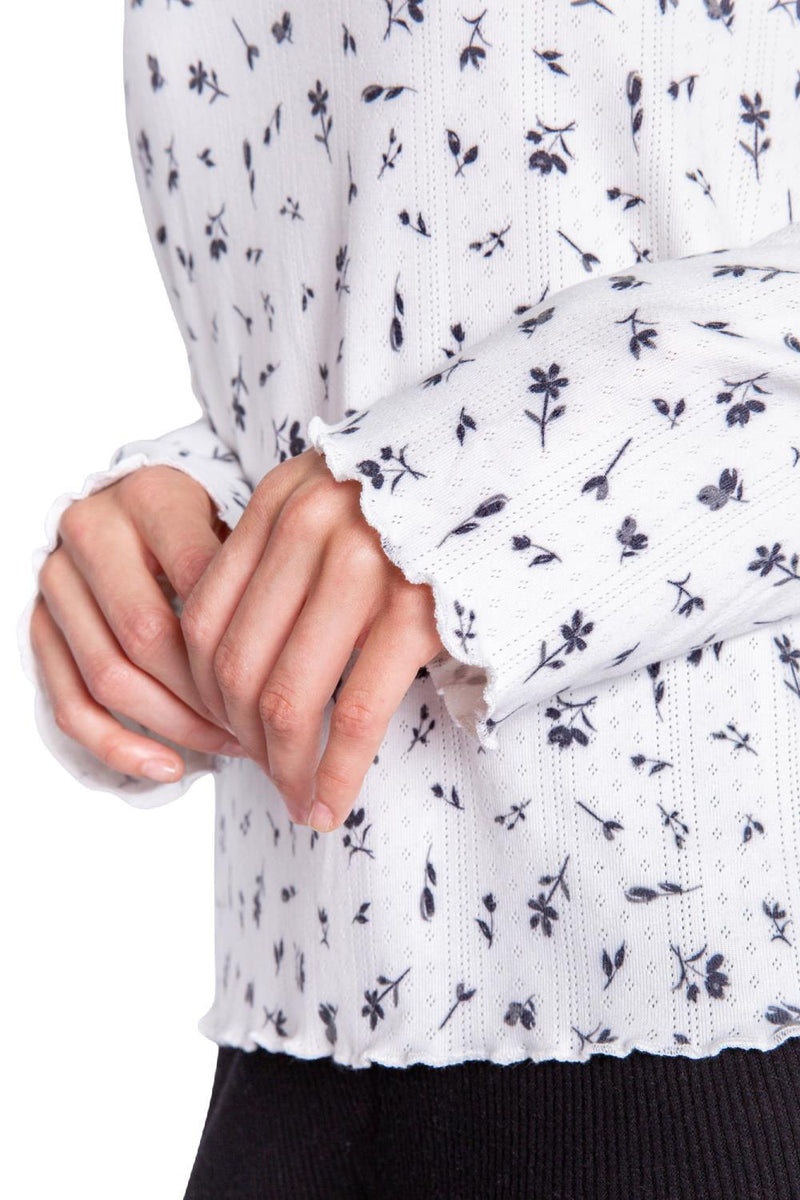 PJ Salvage Around The Edges L/S Top REAELS-IVORY