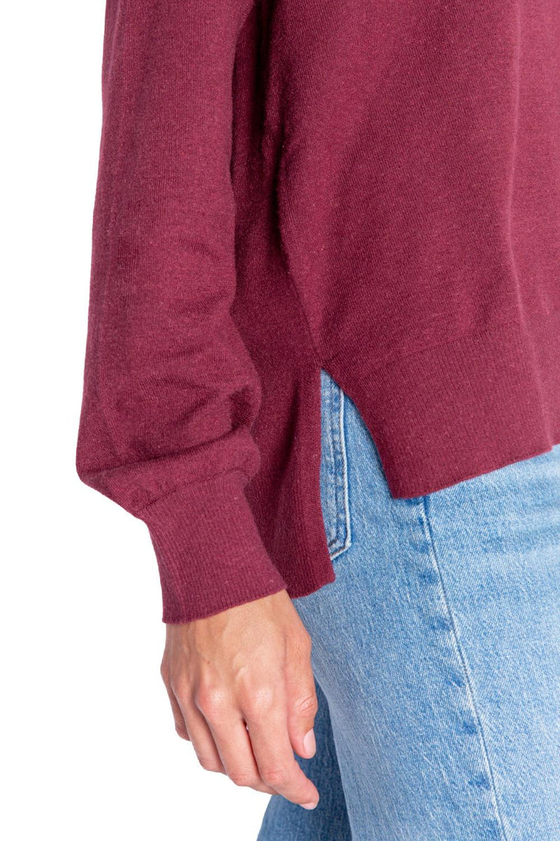 PJ Salvage Slounge Garden Long Sleeve Top RESGLS-BORDEAUX