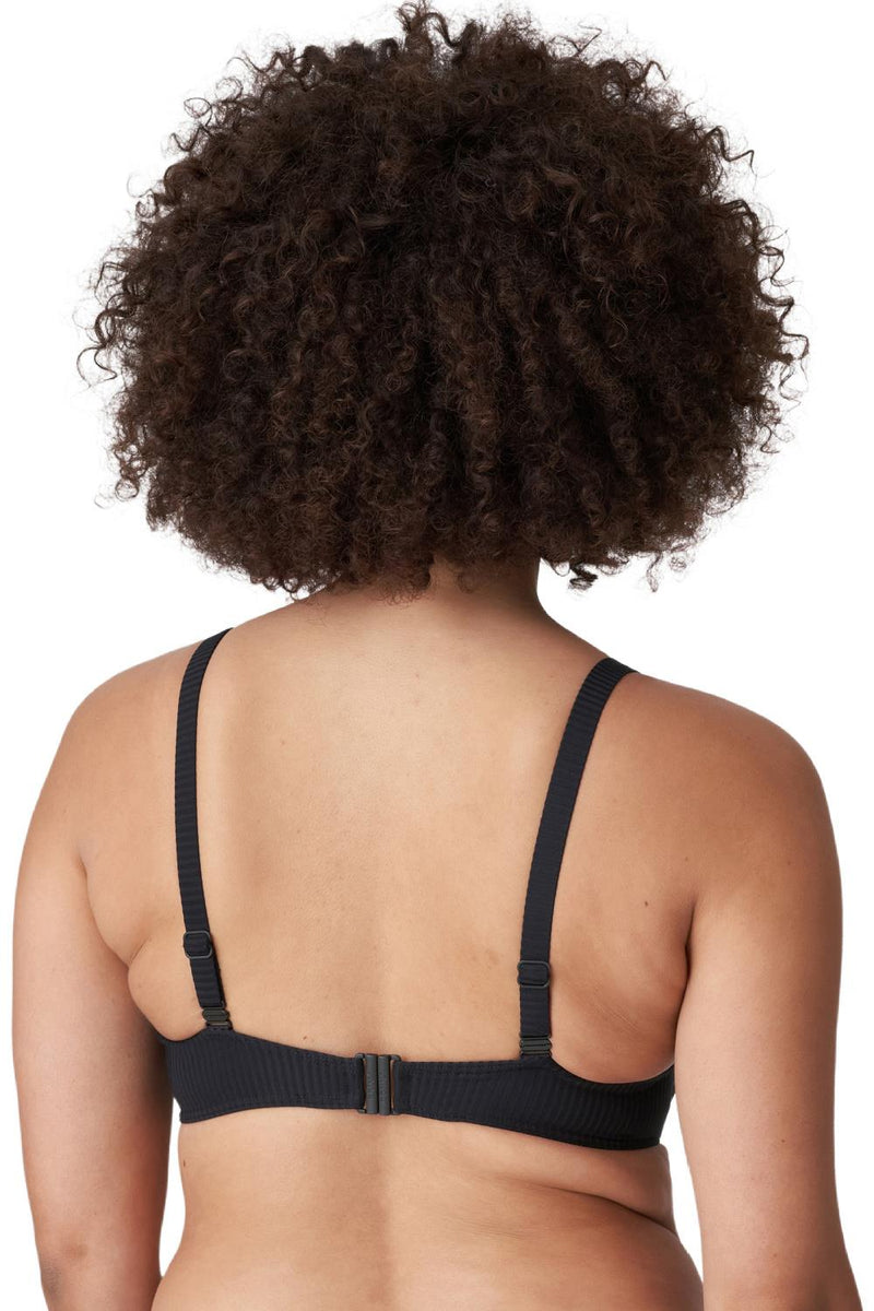 PrimaDonna Swim Sahara Padded Balcony Bikini Top, Black (4006316)