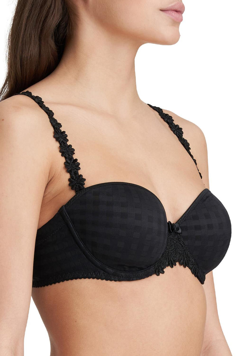 Marie Jo Avero Padded Strapless Bra, Black (0200413)