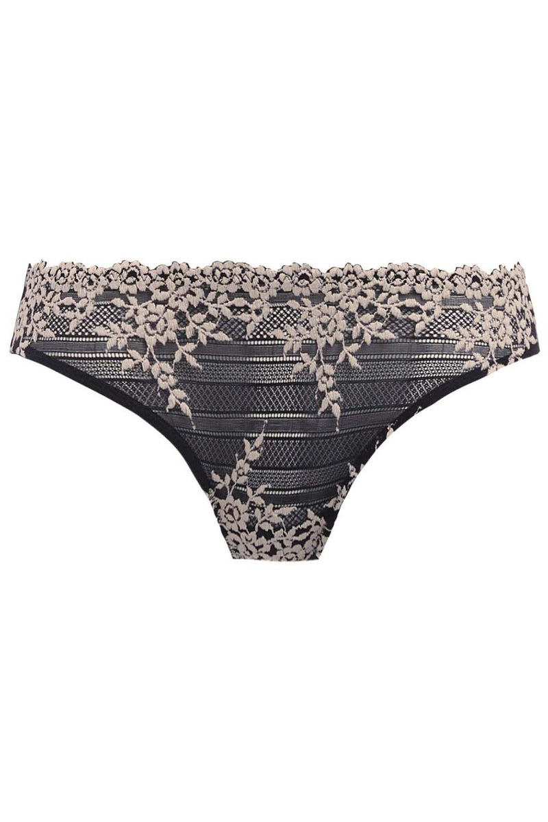 Wacoal Embrace Lace Bikini Brief, Black (64391)