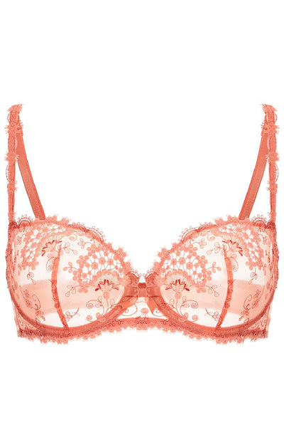 Simone Perele WISH Sheer Demi Bra, Ginger Rose (12B330)