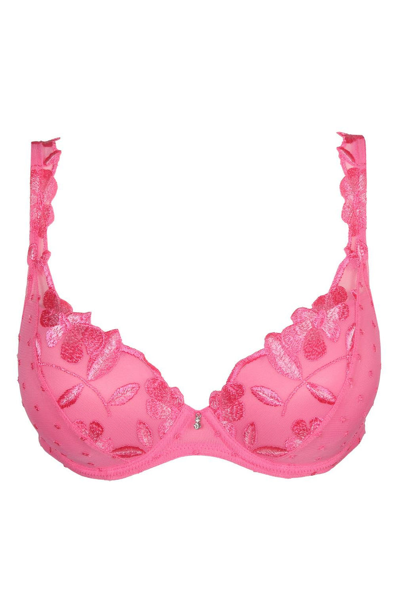 Marie Jo AGNES Padded Plunge Bra, Paradise Pink (0102597)