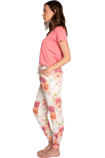 PJ Salvage Brunch In Bed Banded Pant RHBIP2-OATMEAL