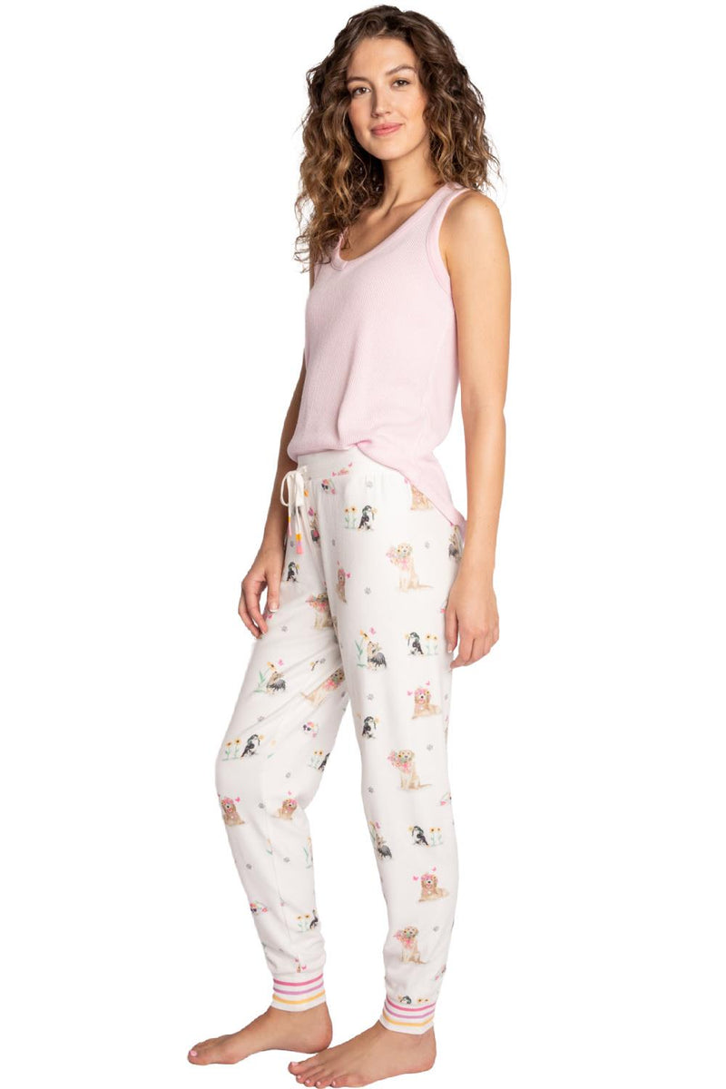 PJ Salvage Garden Party Lounge Pants RHGPP2-IVORY