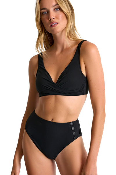 Shan Madisson Classic Bralette Bikini Top, Caviar (42360-23)