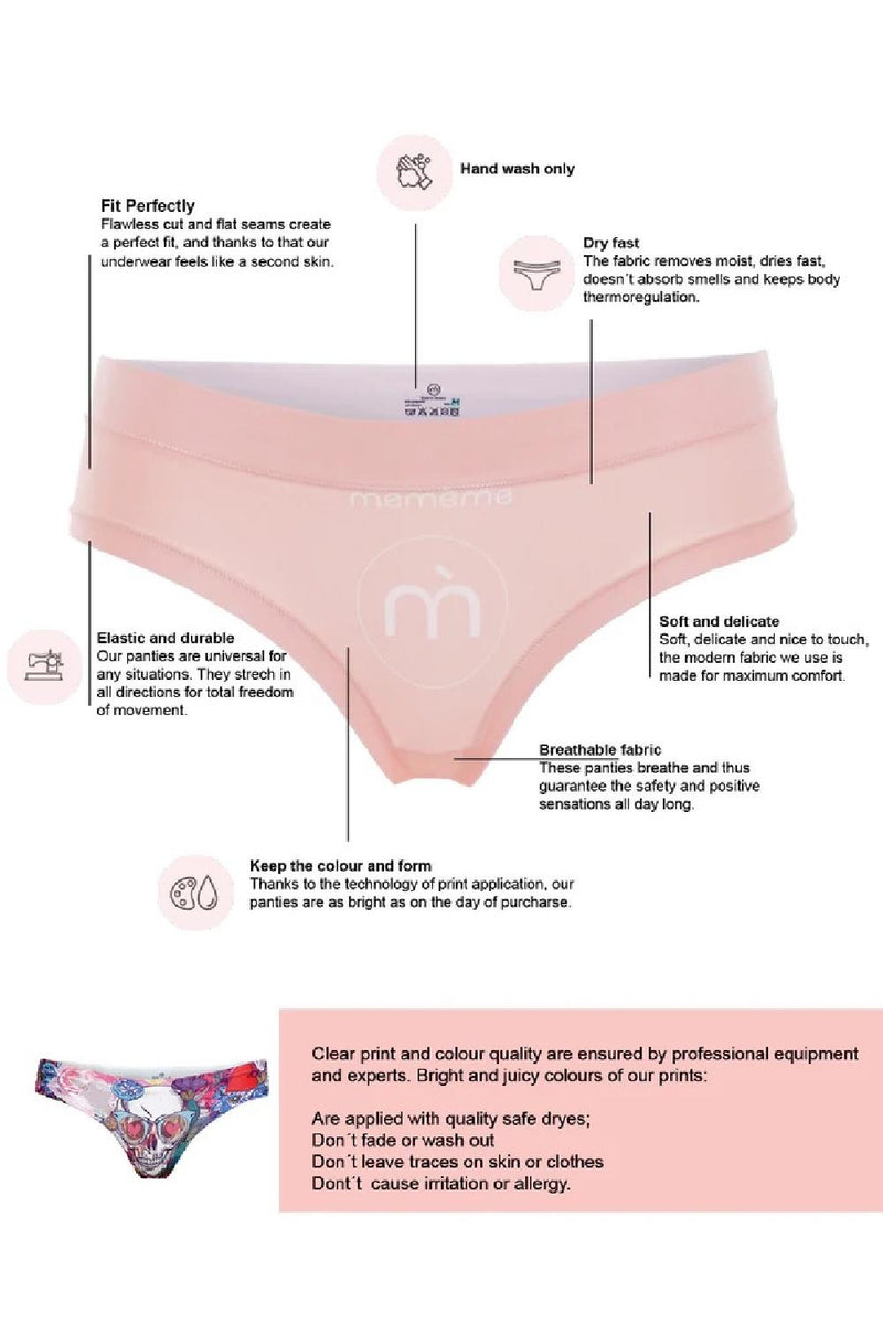 Mememe Panty Summer Fruits Watermelon, Multi (SFW)