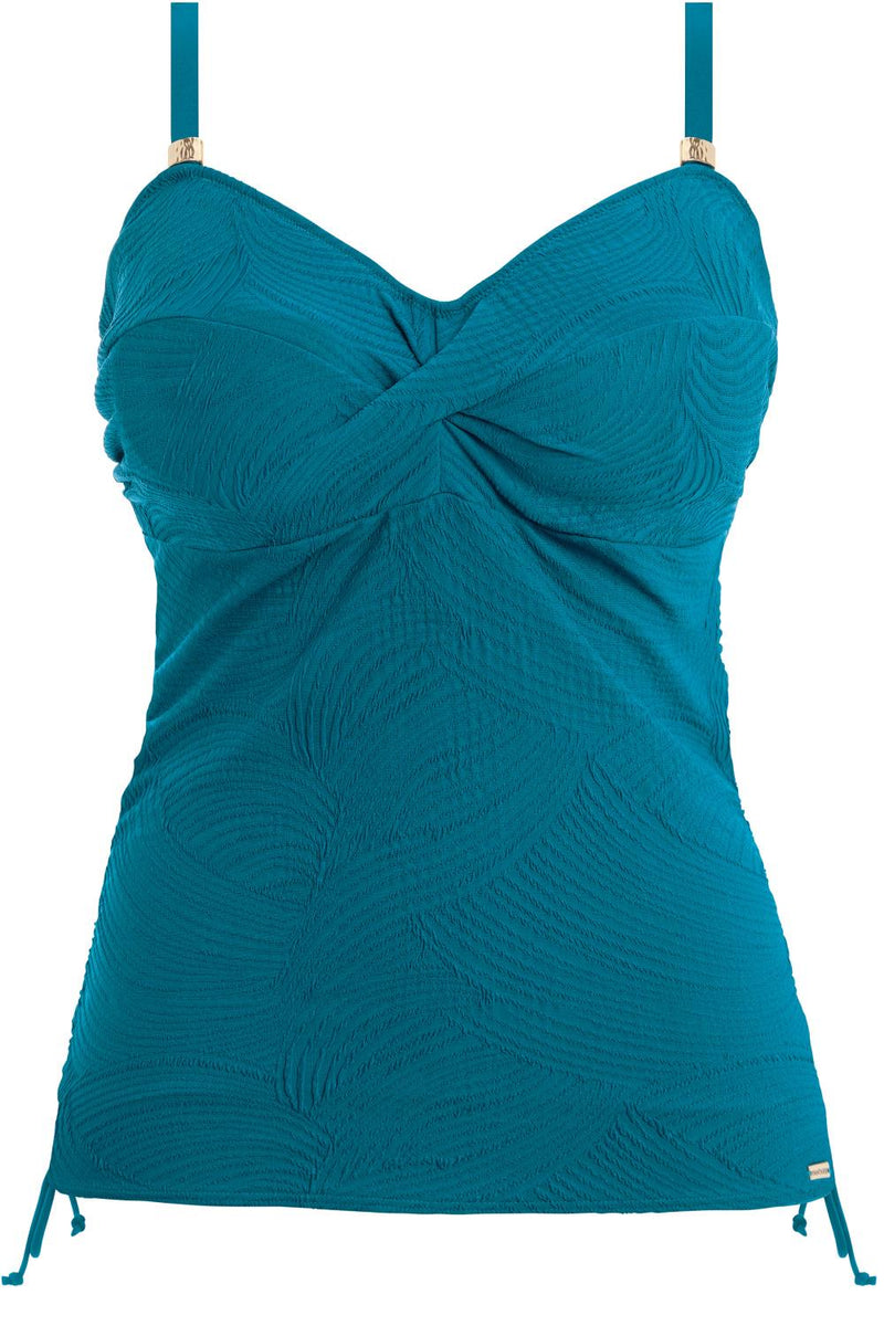 Fantasie Ottawa Twist Front Tankini Top FS6356 Petrol