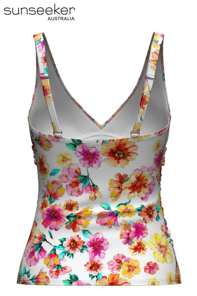 Sunseeker Vibrant Vacation Tankini, White (2231021)