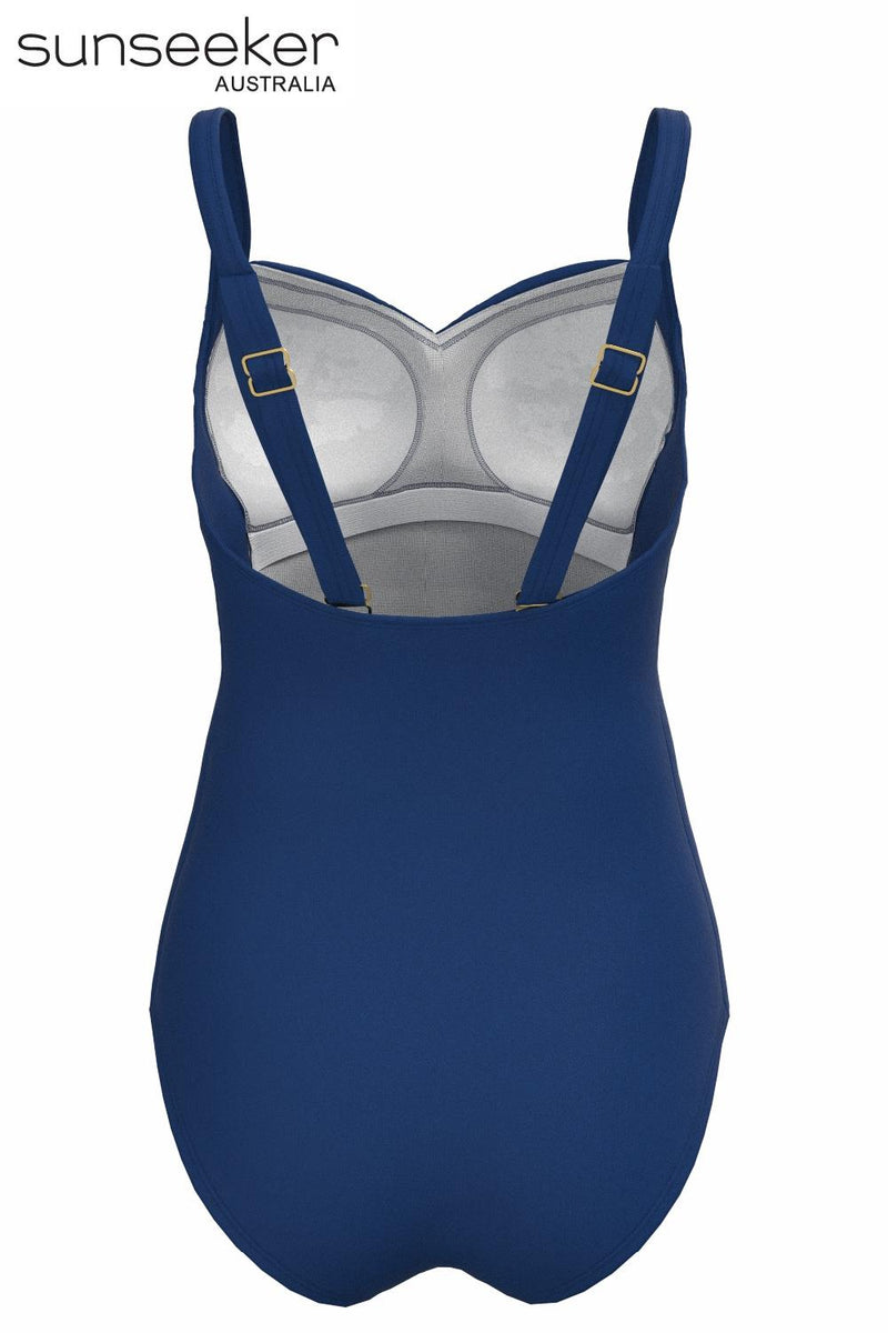 Sunseeker Core Solid Plus Cup Twist Front Swimsuit 1230087 Surf The Web