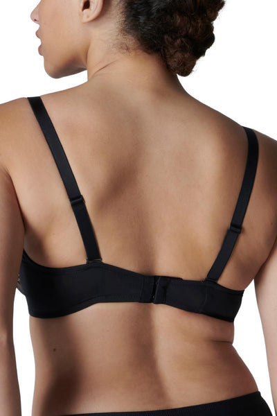 Simone Perele Singuliere Full Coverage Plunge Bra, Black (1A2319)