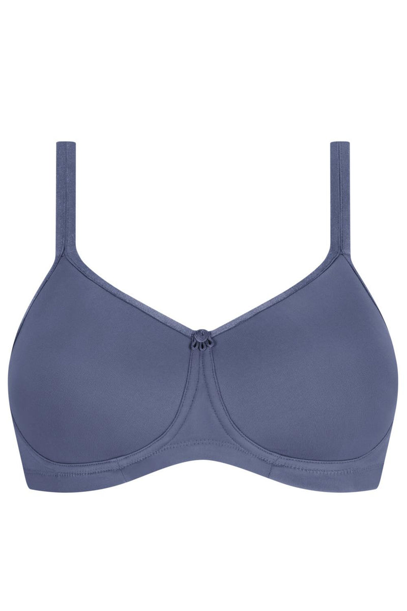 Amoena Mara Padded Wire-Free Bra, Indigo Blue (45019)