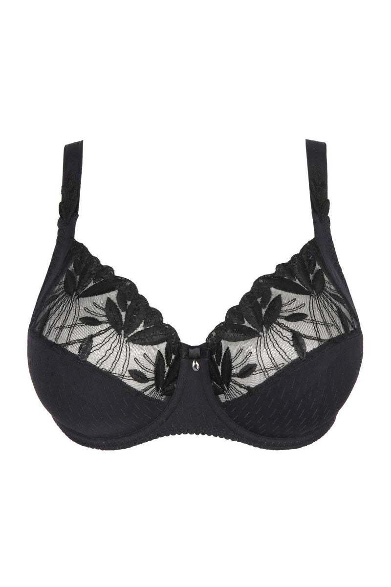 PrimaDonna Orlando Full Cup Bra (Cup B-E), Charcoal (0163150)