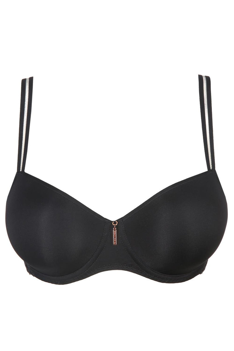 Prima Donna Twist East End Padded Balcony Bra 0241932 Charcoal