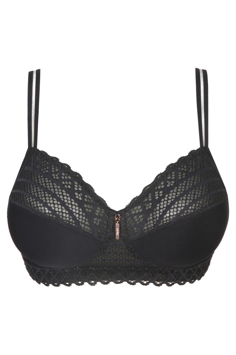 PrimaDonna Twist East End Full Cup Bra Wireless, Charcoal (0141935)