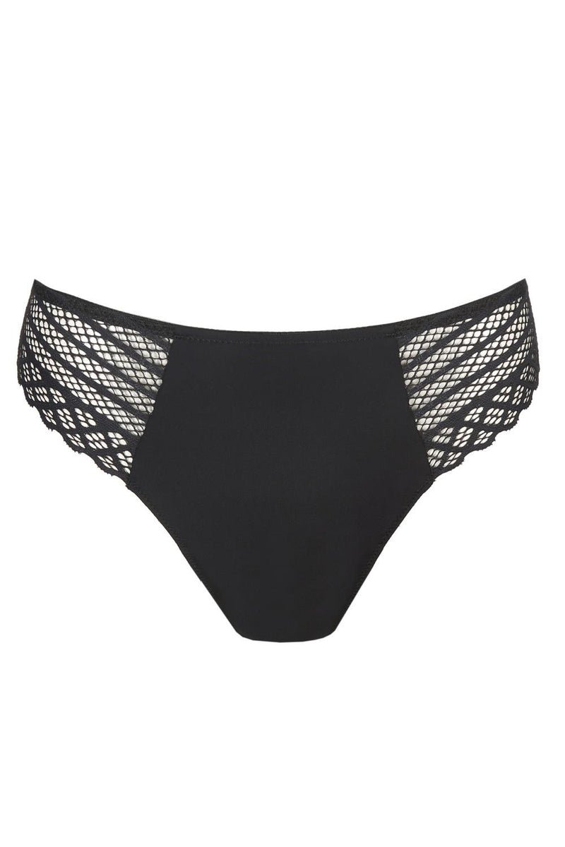PrimaDonna Twist East End Thong, Charcoal (0641930)