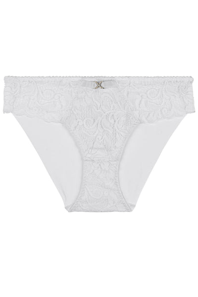 Aubade Mon Bijou Brazilian Panty, White (UA22-6)