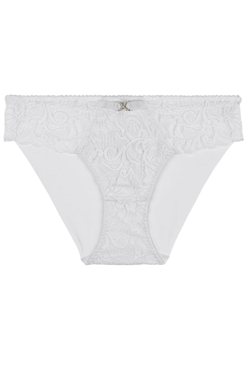 Aubade Mon Bijou Brazilian Panty, White (UA22-6)