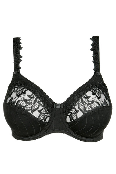 PrimaDonna Deauville Full Cup Comfort Bra, (Cups D-E), Black (0161816)