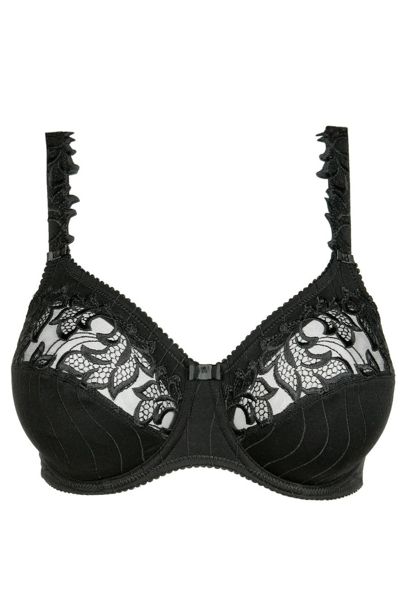 PrimaDonna Deauville Full Cup Comfort Bra, (Cups D-E), Black (0161816)