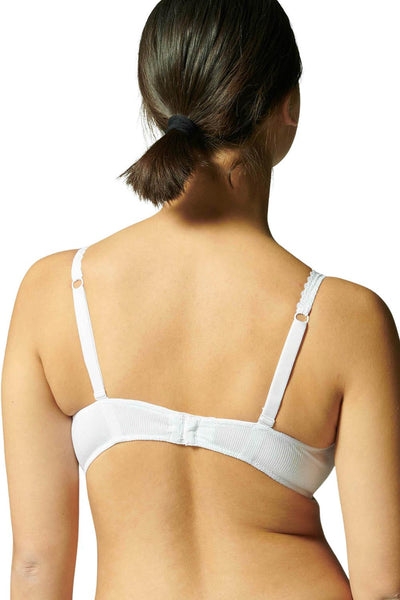Simone Perele Eugenie Wireless Triangle Bra, White (15Z210)