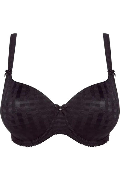 PrimaDonna Madison Padded Heart Shaped Bra (Cup E-G), Black (0262121)