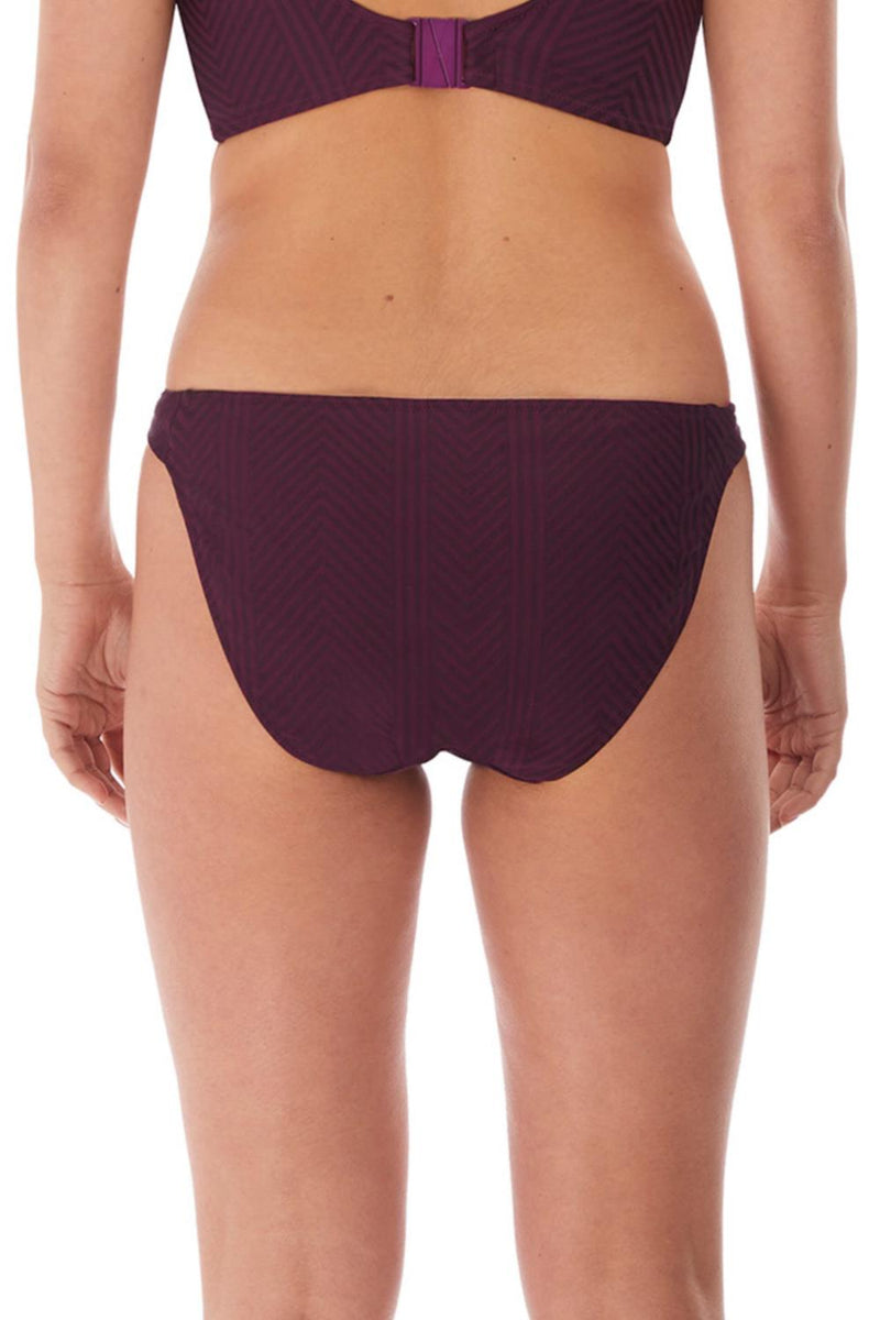 Fantasie Long Island Mid-Rise Swim Brief, Burgandy (FS6905)