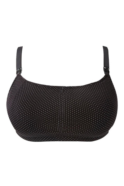 Royce Blossom Wireless Nursing Bra, Black/White (1018)