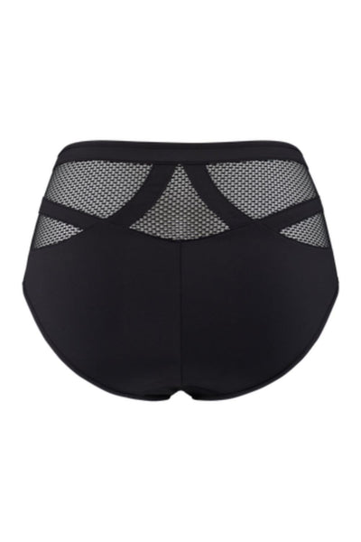Marlies Dekkers Wing Power High-Rise Brief, Black (19934)