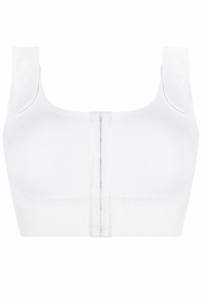 Amoena Sina Seamless Post-Surgical Bra, White (45007)