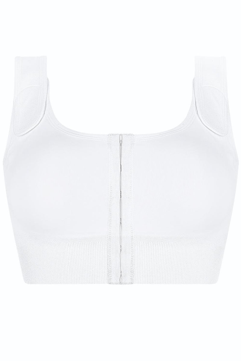 Amoena Sina Seamless Post-Surgical Bra, White (45007)