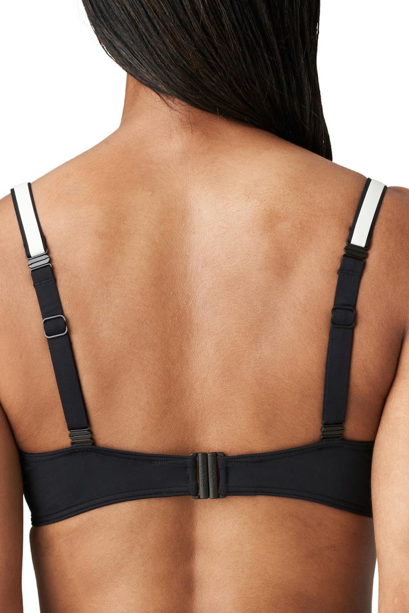 PrimaDonna Swim Istres Balcony Bikini Top, Black (4008516)