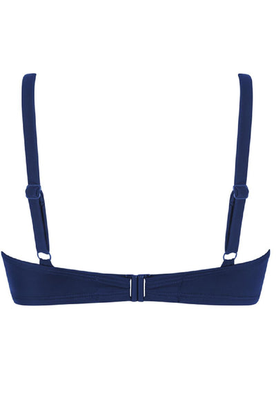 Amoena Timeless Chic Mastectomy Swim Bikini, Navy/White (71539)