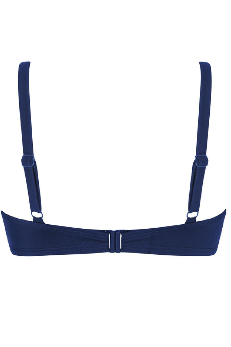 Amoena Timeless Chic Mastectomy Swim Bikini, Navy/White (71539)