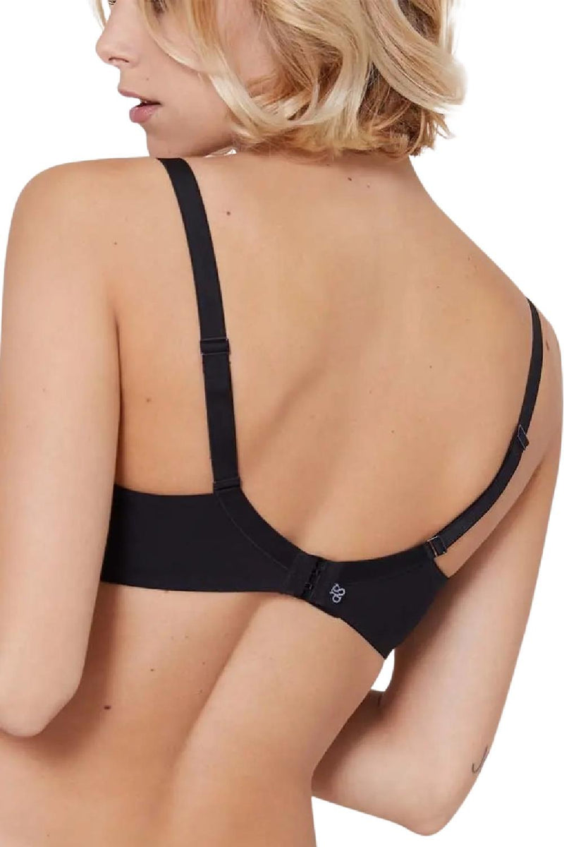 Simone Perele SAGA Full Coverage Plunge Bra, Black (15C319)