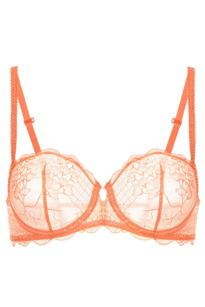 Simone Perele REVE Sheer Demi Bra, Apricot (12Z330)