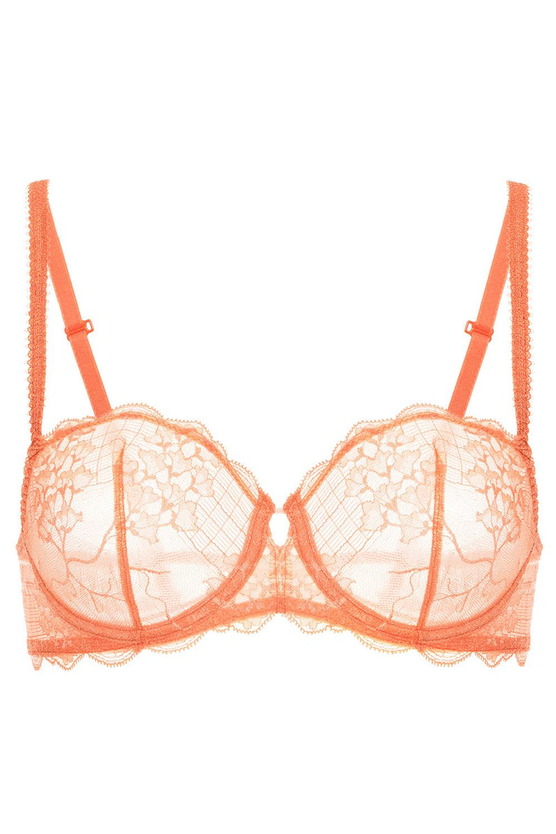 Simone Perele REVE Sheer Demi Bra, Apricot (12Z330)