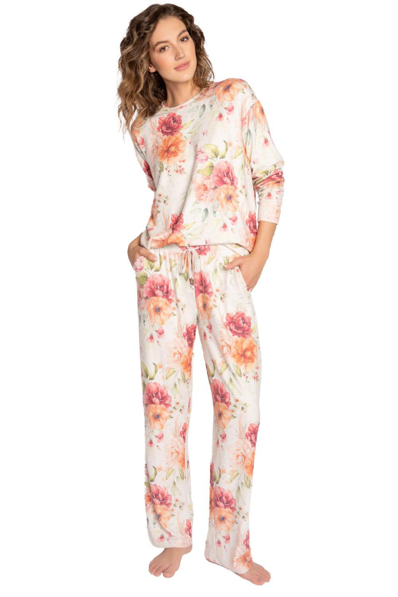 PJ Salvage Brunch In Bed Lounge Pant RHBIP1-OATMEAL