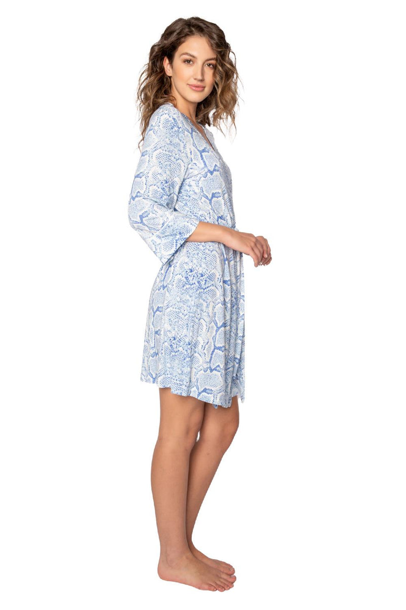 PJ Salvage Feelin Snakey Robe RHFSR-BLUE