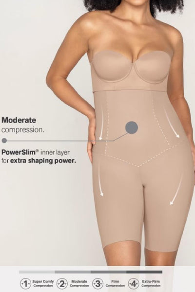 Leonisa Extra-High-Waisted Moderate Shaper Short, Nude (012940)