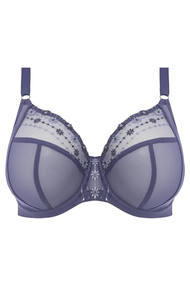 Elomi Matilda Convertible Plunge Bra, Denim Daisy (EL8900)