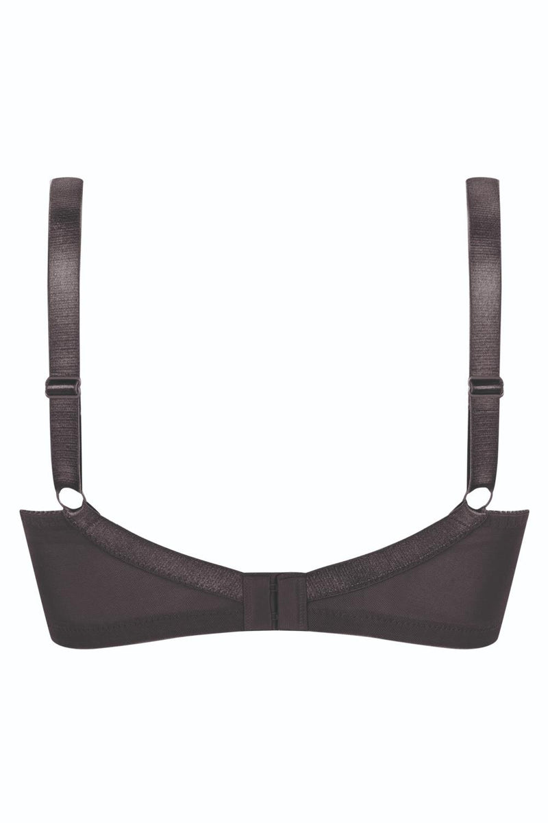 Amoena Nancy Wire-free Front-Closure Bra, Dark Grey (44740)