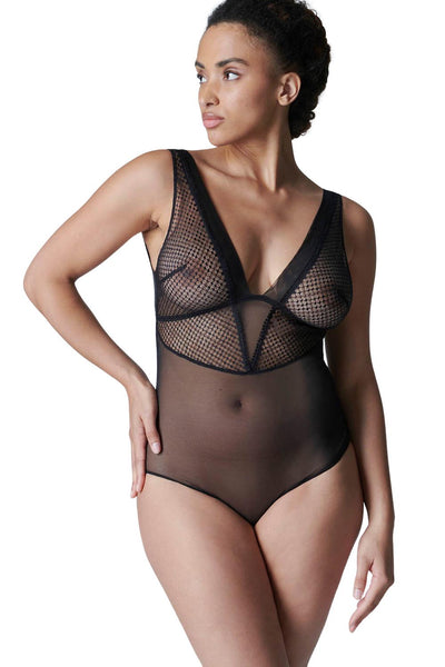 Simone Perele Manon Bodysuit, Black (1A5510)