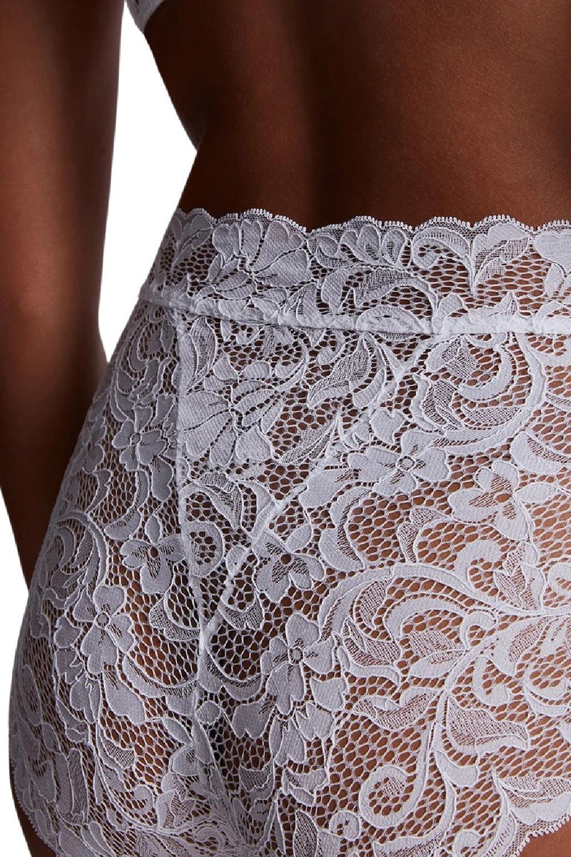 Aubade Mon Bijou High-waist Panty, White (UA24-6)