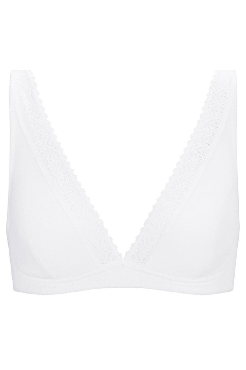 Simone Perele Eugenie Wireless Triangle Bra, White (15Z210)